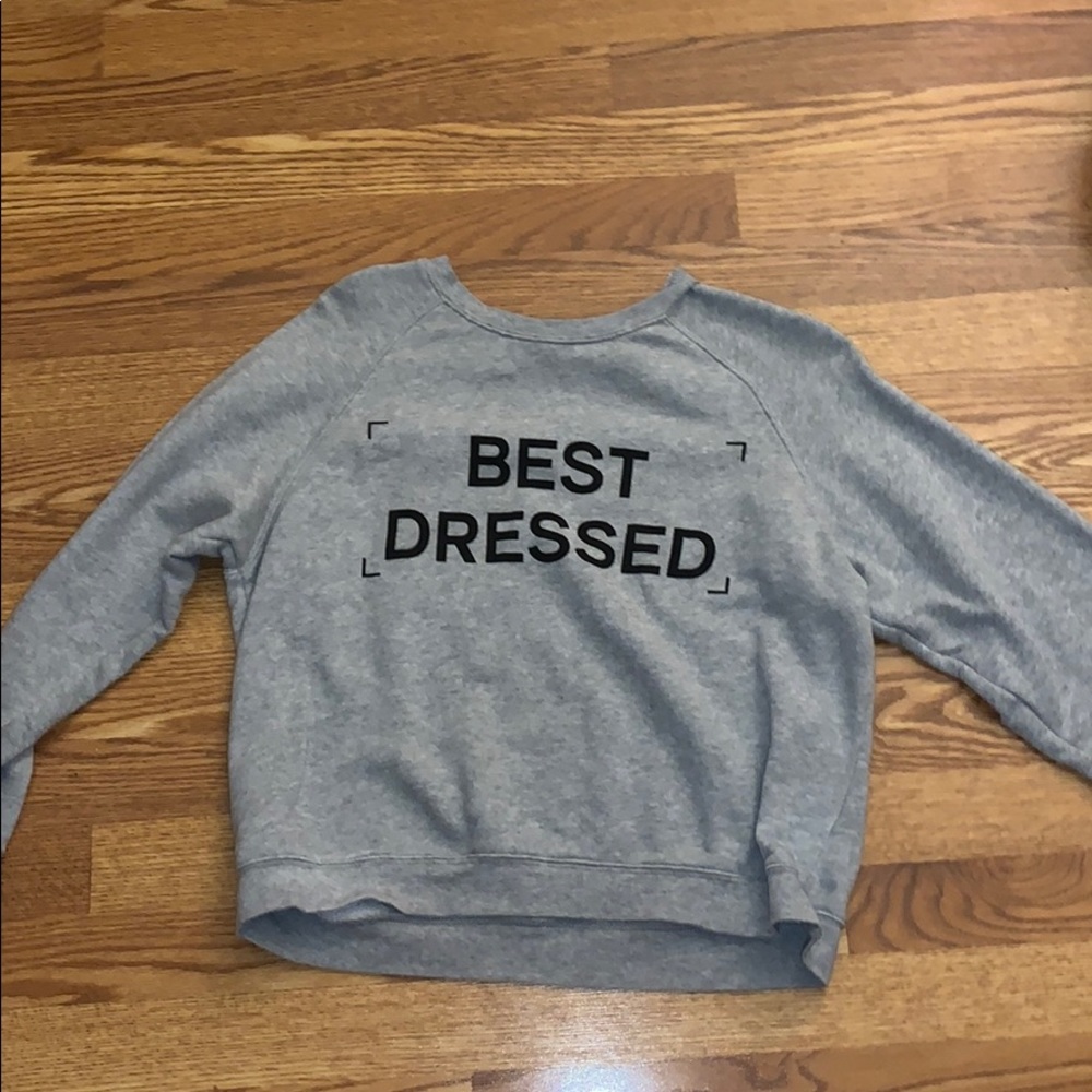 Best dressed graphic sweatshirt